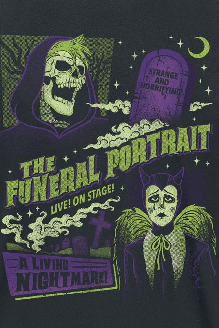 T-Shirt Manches courtes  de The Funeral Portrait - Living Nightmare - S à 4XL - pour Homme - noir - The Funeral Portrait - View 2