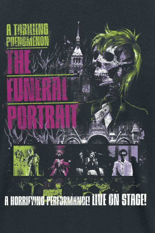 T-Shirt Manches courtes  de The Funeral Portrait - Horror Show - S à 4XL - pour Homme - noir - The Funeral Portrait - View 2