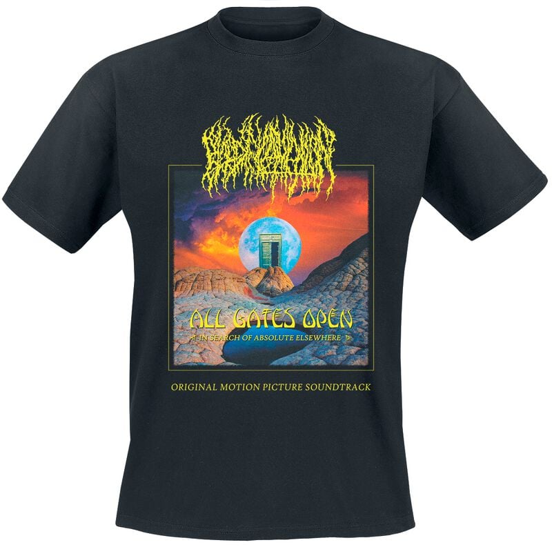 T-Shirt Manches courtes  de Blood Incantation - All Gates Open Cover - S à XXL - pour Homme - noir - Blood Incantation
