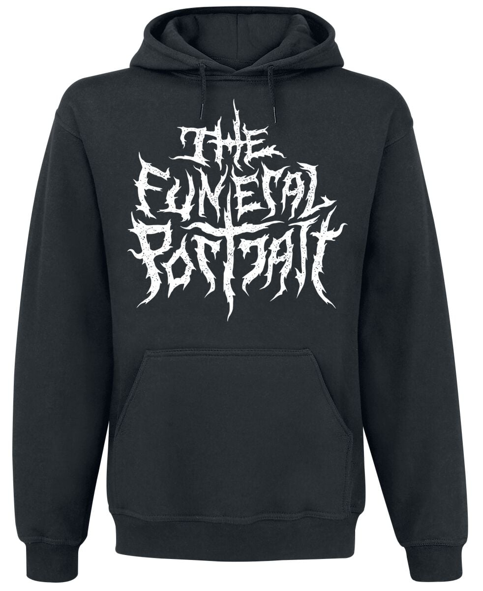Sweat-shirt à capuche  de The Funeral Portrait - Metal Logo - S à 4XL - pour Homme - noir - The Funeral Portrait
