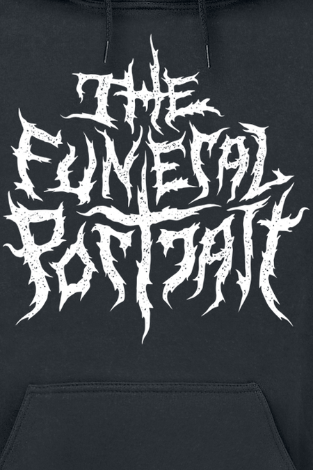 Sweat-shirt à capuche  de The Funeral Portrait - Metal Logo - S à 4XL - pour Homme - noir - The Funeral Portrait - View 2