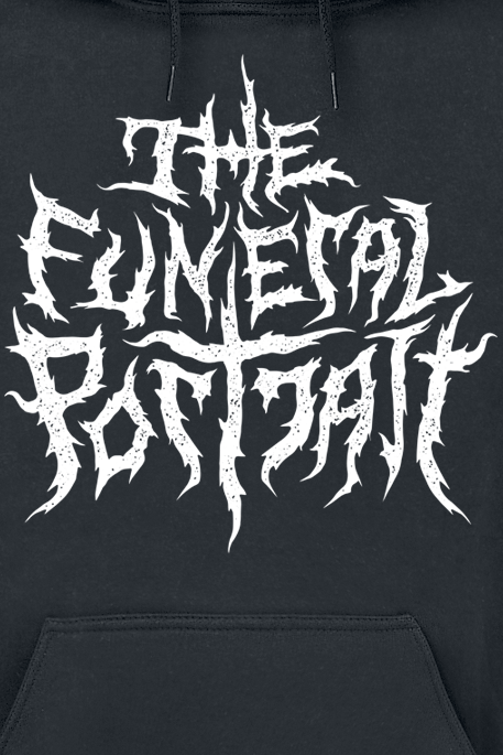 Sweat-shirt à capuche  de The Funeral Portrait - Metal Logo - S à 4XL - pour Homme - noir - The Funeral Portrait - View 2