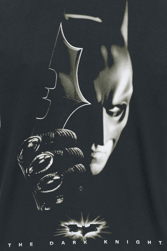 T-Shirt Manches courtes  de Batman - The Dark Knight Grey Poster - M à 3XL - pour Homme - noir - Batman - View 2