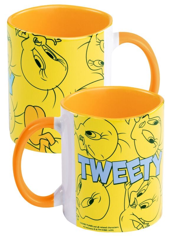Mug  de Looney Tunes - Titi - pour Indifférent - jaune - Looney Tunes