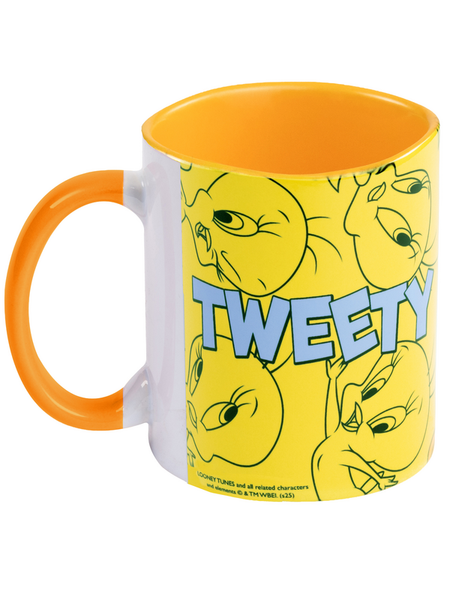 Mug  de Looney Tunes - Titi - pour Indifférent - jaune - Looney Tunes - View 2