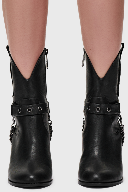 Bottes Gothic de Killstar - What Darkness Returns - Coven Cowboy Boots - EU36 à EU41 - pour Femme - noir - Killstar - View 2
