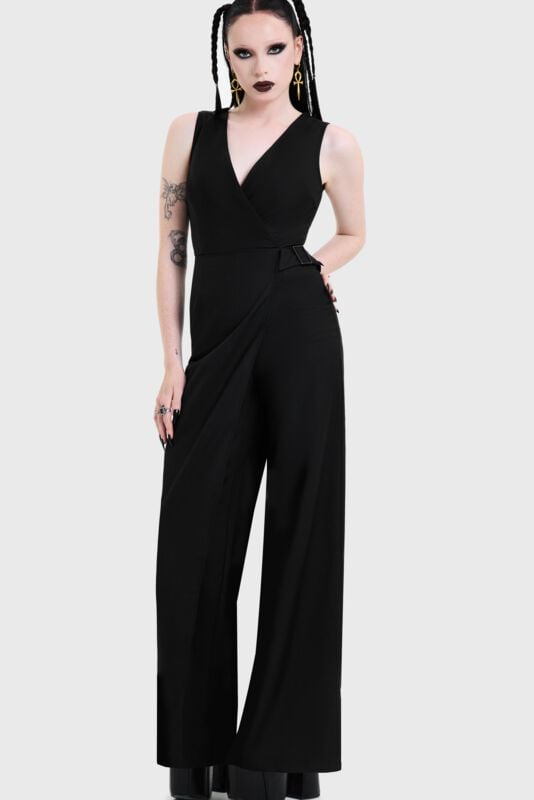 Salopette Gothic de KIHILIST by KILLSTAR - WITCHMARKED TAILORED JUMPSUIT - XS à 4XL - pour Femme - noir - KIHILIST by KILLSTAR