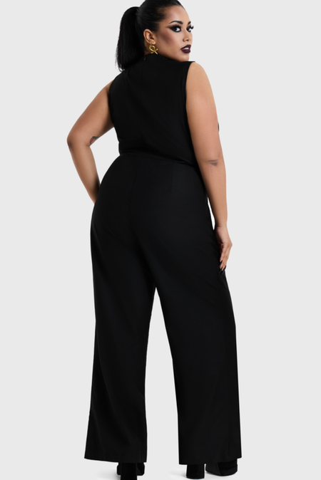 Salopette Gothic de KIHILIST by KILLSTAR - WITCHMARKED TAILORED JUMPSUIT - XS à 4XL - pour Femme - noir - KIHILIST by KILLSTAR - View 2