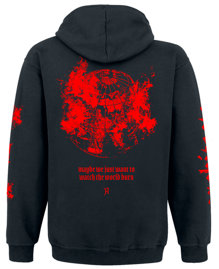 Sweat-shirt à capuche  de Architects - Deathwish Red - S à 5XL - pour Homme - noir - Architects - View 2