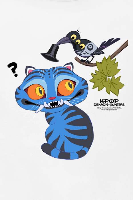 T-shirt  de KPop Demon Hunters - Chapeau Derpy & Sussie - 116 à 152 - pour filles - blanc - KPop Demon Hunters - View 2