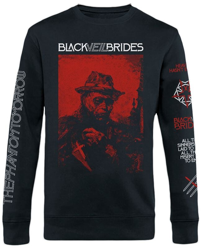 T-shirt manches longues  de Black Veil Brides - Heaven Hasn't Ended - S à 3XL - pour Homme - noir - Black Veil Brides