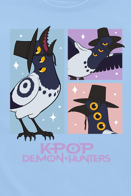 T-shirt  de KPop Demon Hunters - Sussie Boxes - 116 à 152 - pour filles - bleu clair - KPop Demon Hunters - View 2