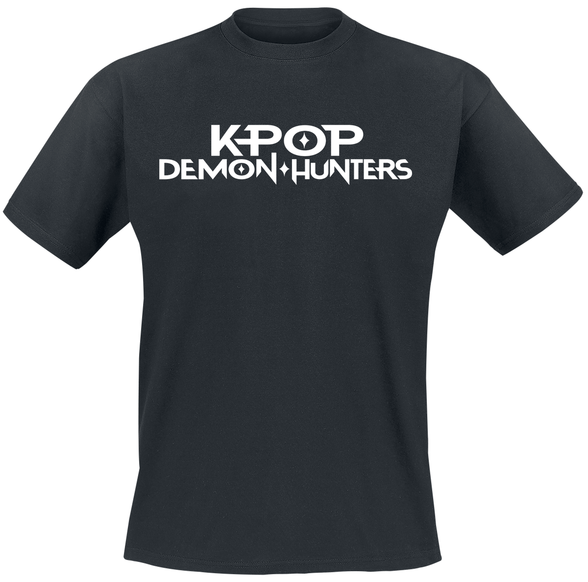 T-Shirt Manches courtes  de KPop Demon Hunters - Scrapbook Logo - S à XXL - pour Homme - noir - KPop Demon Hunters - View 2