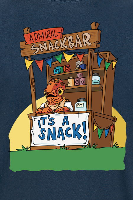 T-Shirt Manches courtes Disney de Star Wars - It's A Snack! - M à XXL - pour Homme - marine - Star Wars - View 2