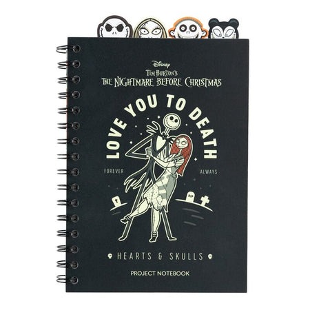 Carnet de notes Disney de L'Étrange Noël De Monsieur Jack - Love You To Death - pour Indifférent - noir - L'Étrange Noël De Monsieur Jack