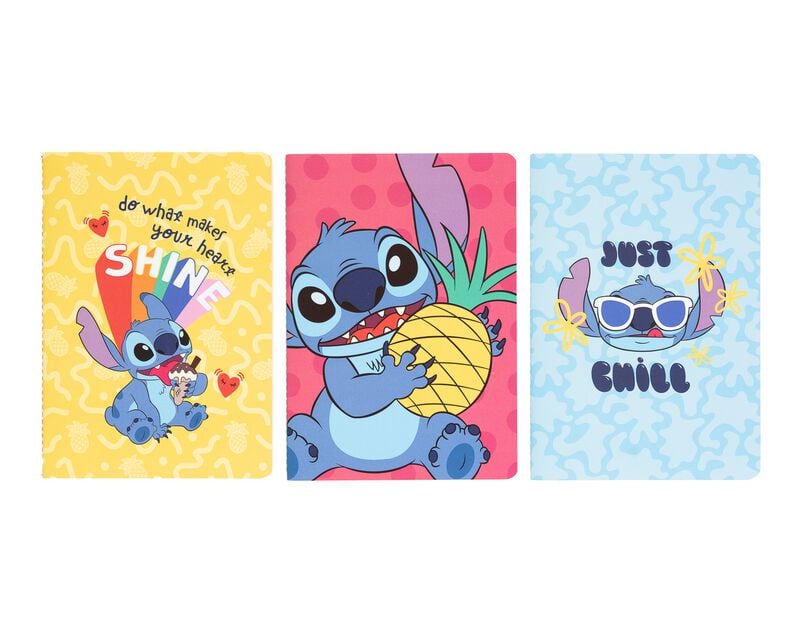 Carnet de notes Disney de Lilo & Stitch - Tropical Stitch (Lot de 3) - pour Indifférent - multicolore - Lilo & Stitch