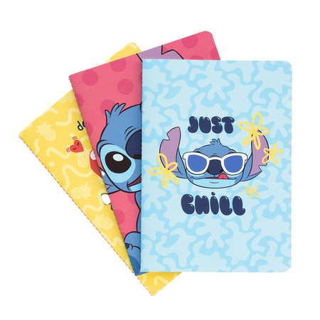 Carnet de notes Disney de Lilo & Stitch - Tropical Stitch (Lot de 3) - pour Indifférent - multicolore - Lilo & Stitch - View 2