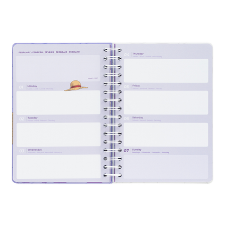 Calendrier  de One Piece - Calendrier 2026/2027 - pour Unisexe - violet - One Piece - View 2