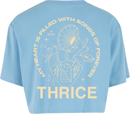 T-Shirt Manches courtes  de Thrice - Songs Forever - S à XXL - pour Femme - bleu - Thrice - View 2