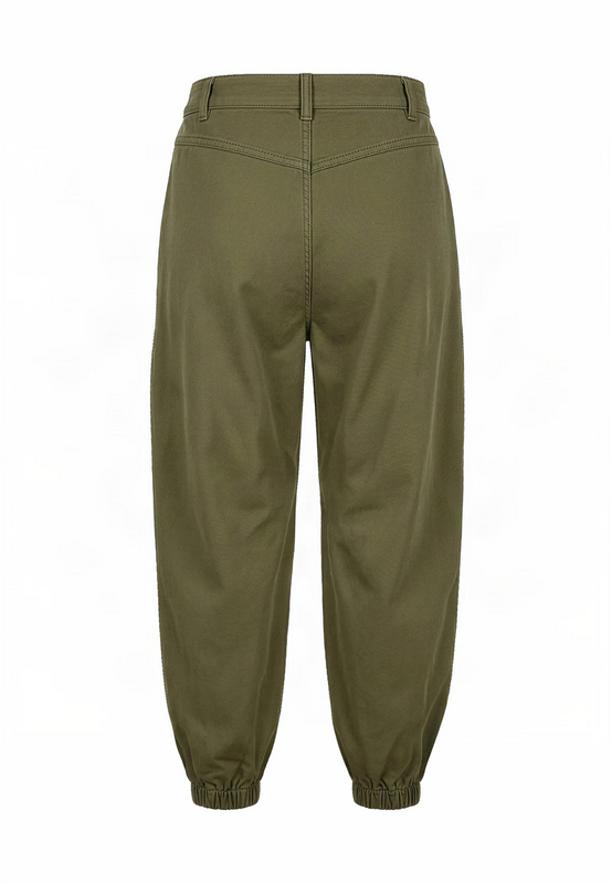 Pantalon Cargo  de Urban Classics - Ladies Cotton Twill Cargo Pants - 27 à 31 - pour Femme - olive - Urban Classics - View 2