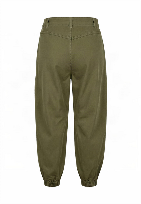 Pantalon Cargo  de Urban Classics - Ladies Cotton Twill Cargo Pants - 27 à 31 - pour Femme - olive - Urban Classics - View 2