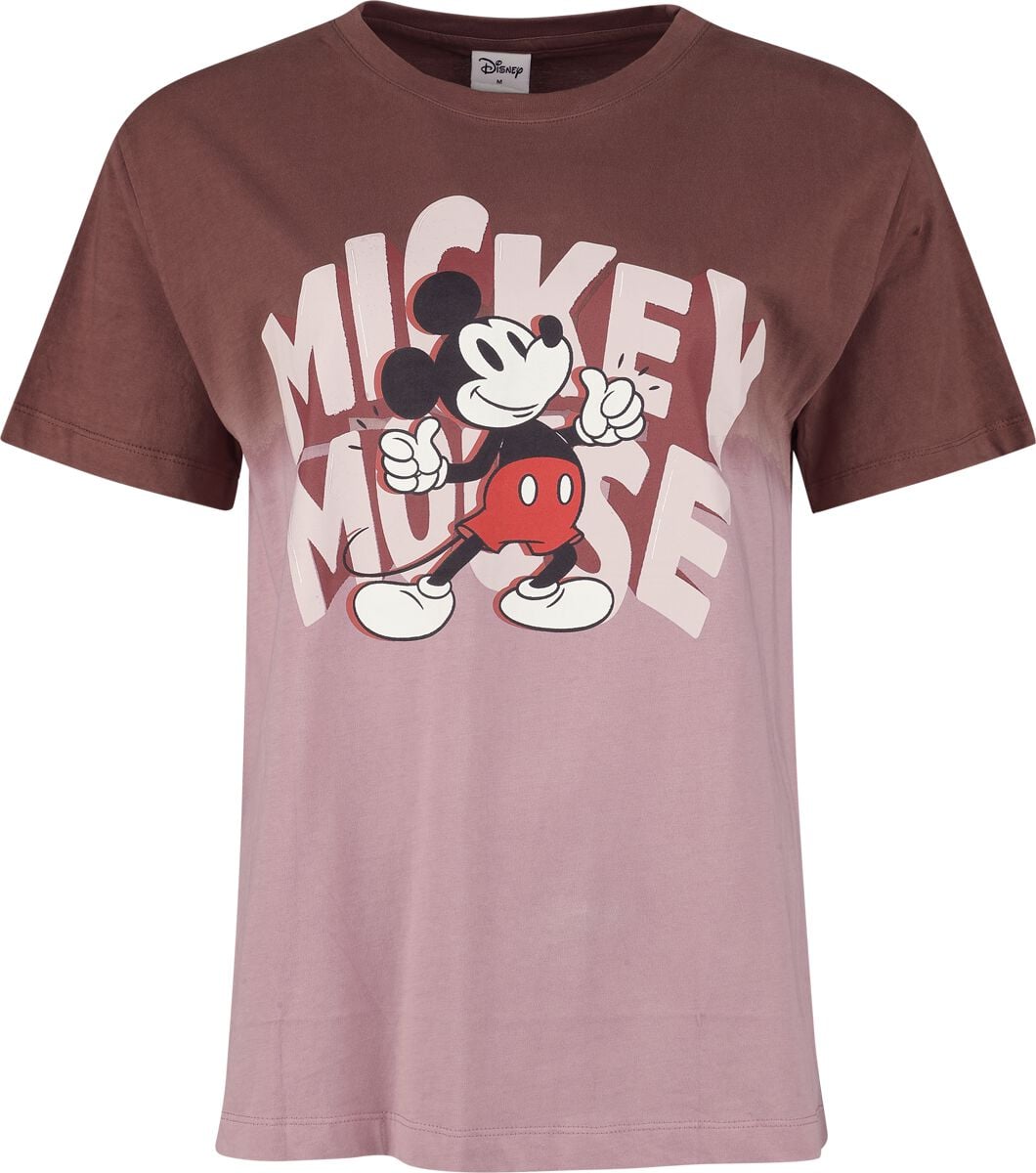 T-Shirt Manches courtes Disney de Mickey & Minnie Mouse - Tye And Dye - S à XXL - pour Femme - multicolore - Mickey & Minnie Mouse