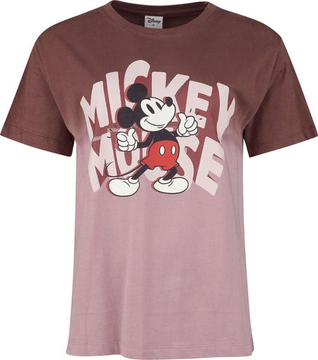 T-Shirt Manches courtes Disney de Mickey & Minnie Mouse - Tye And Dye - S à XXL - pour Femme - multicolore - Mickey & Minnie Mouse
