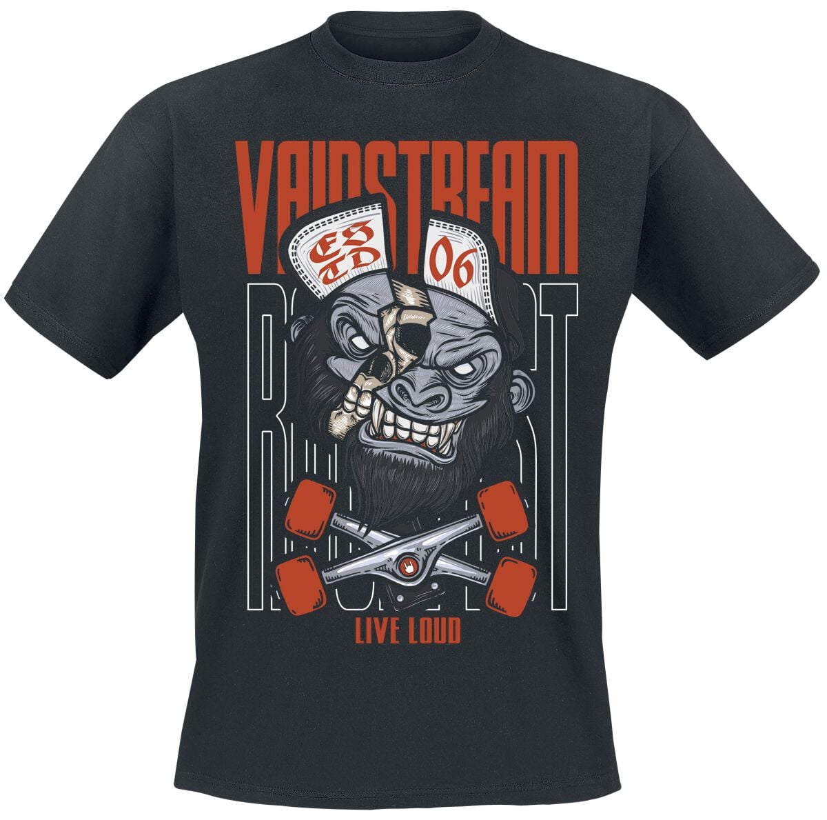T-Shirt Manches courtes  de Vainstream 2026 - Vainstream x EMP 2026 - S à 3XL - pour Homme - noir - Vainstream 2026