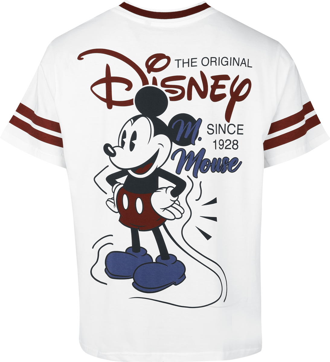 T-Shirt Oversize Disney de Mickey & Minnie Mouse - True Original M. Mouse - Oversize - S à XXL - pour Homme - blanc - Mickey & Minnie Mouse - View 2