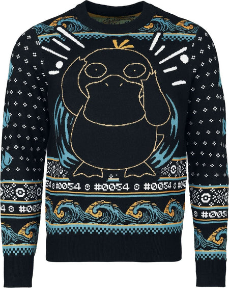 Pull De Noël Gaming de Pokémon - Psykokwak - S à XXL - pour Homme - multicolore - Pokémon