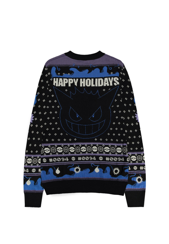 Pull De Noël Gaming de Pokémon - Ectoplasma - S à XXL - pour Homme - multicolore - Pokémon - View 2