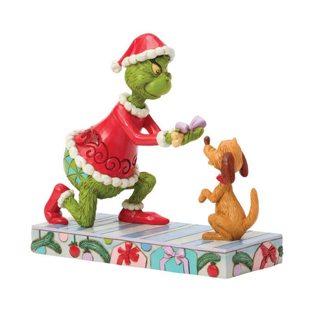 Figurine de collection  de Le Grinch - Le Grinch & Max - Jim Shore - pour Indifférent - multicolore - Le Grinch