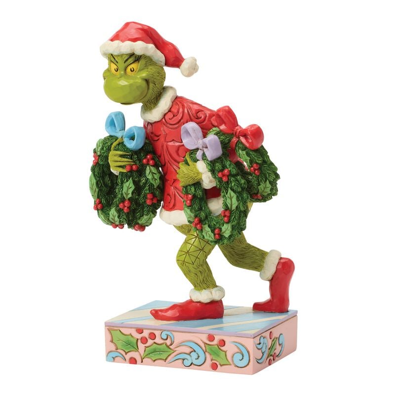 Figurine de collection  de Le Grinch - Le Grinch Volant des Couronnes de Noël - Jim Shore - pour Indifférent - multicolore - Le Grinch