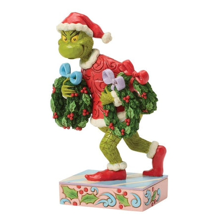 Figurine de collection  de Le Grinch - Le Grinch Volant des Couronnes de Noël - Jim Shore - pour Indifférent - multicolore - Le Grinch
