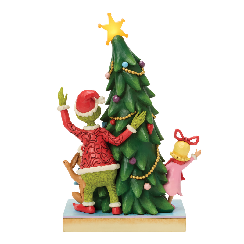 Figurine de collection  de Le Grinch - Le Grinch, Max & Cindy-Lou - Jim Shore - pour Indifférent - multicolore - Le Grinch - View 2