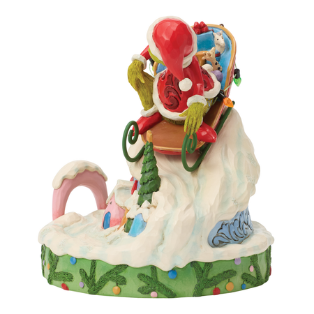 Figurine de collection  de Le Grinch - Le Grinch sur Petite Luge - Jim Shore - pour Indifférent - multicolore - Le Grinch - View 2