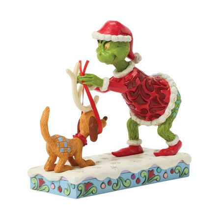 Figurine de collection  de Le Grinch - Le Grinch & Max - Jim Shore - pour Indifférent - multicolore - Le Grinch
