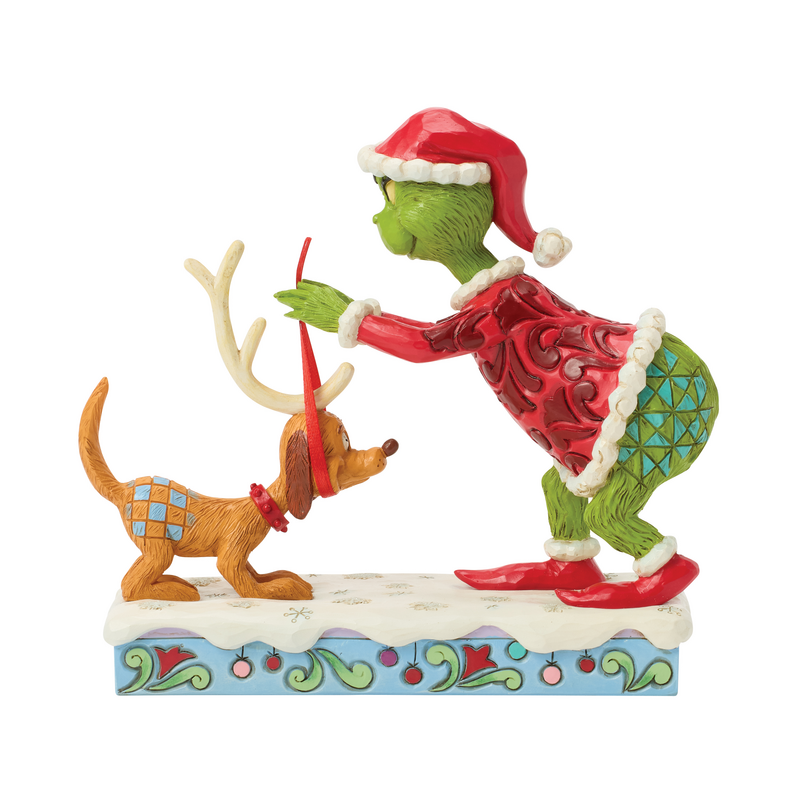 Figurine de collection  de Le Grinch - Le Grinch & Max - Jim Shore - pour Indifférent - multicolore - Le Grinch - View 2