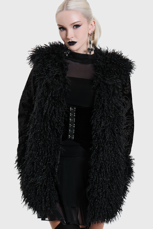 Manteaux Gothic de Killstar - MIST OF DAWN COAT - XS à XXL - pour Femme - noir - Killstar - View 2