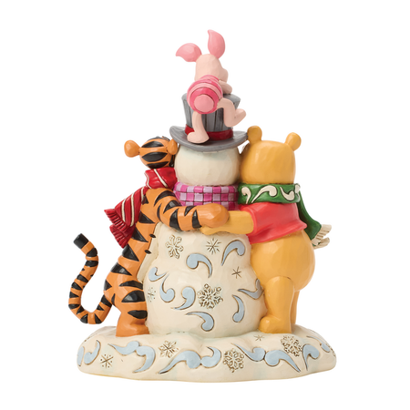 Figurine de collection Disney de Winnie L'Ourson - Winnie l'Ourson & Ses Amis avec Bonhomme de Neige - pour Indifférent - multicolore - Winnie L'Ourson - View 2