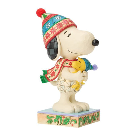 Figurine de collection  de Die Peanuts - A Warm Embrace (Snoopy Hugging Woodstock) - pour Indifférent - multicolore - Die Peanuts