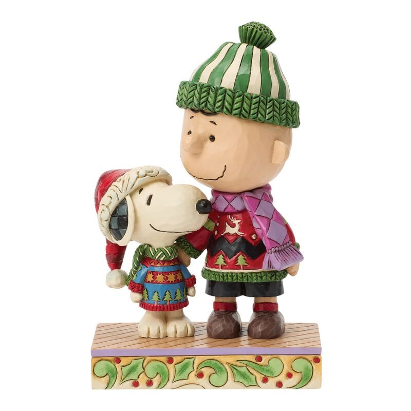 Figurine de collection  de Die Peanuts - Cosy Christmas Pals (Snoopy and Charlie Christmas Jumpers) - pour Indifférent - multicolore - Die Peanuts