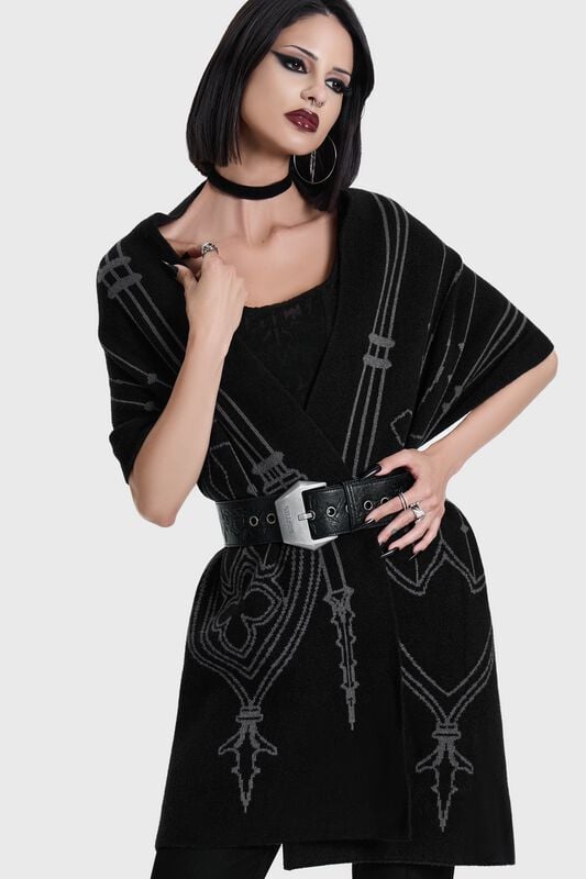 Écharpe Gothic de Killstar - CATHEDRA SPIRES SCARF - pour Femme - noir - Killstar
