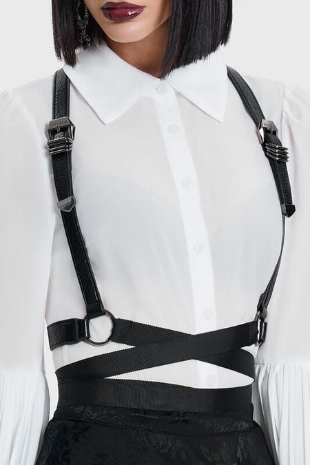 Ceinture Gothic de Killstar - Cercueil - pour Femme - noir - Killstar
