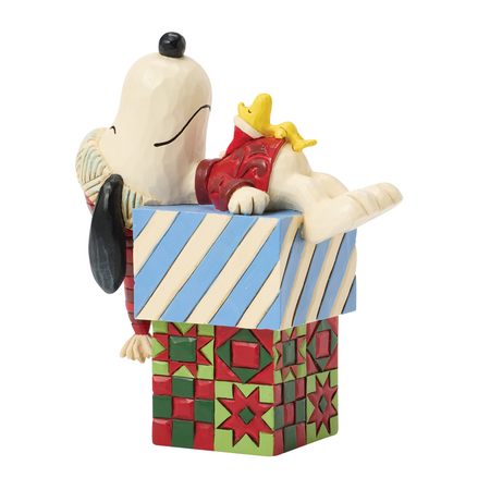 Figurine de collection  de Die Peanuts - Dreaming of Christmas (Snoopy on Gifts) - pour Indifférent - multicolore - Die Peanuts - View 2
