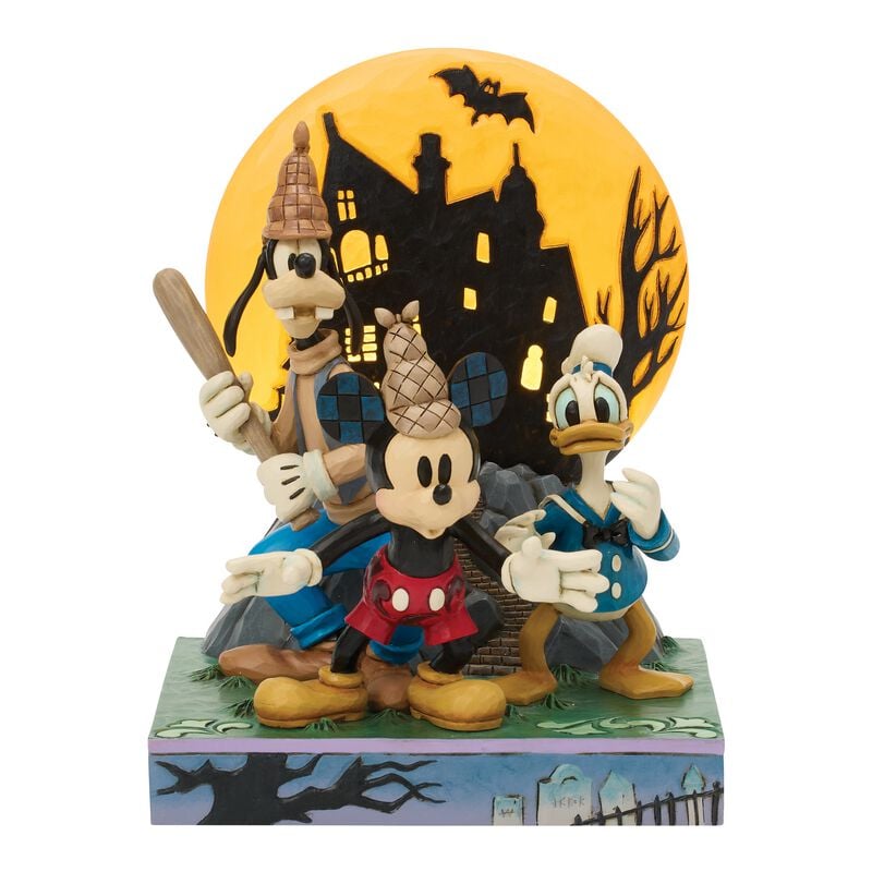 Figurine de collection Disney de Mickey & Minnie Mouse - Look Out (Lonesome Ghosts) - pour Indifférent - multicolore - Mickey & Minnie Mouse
