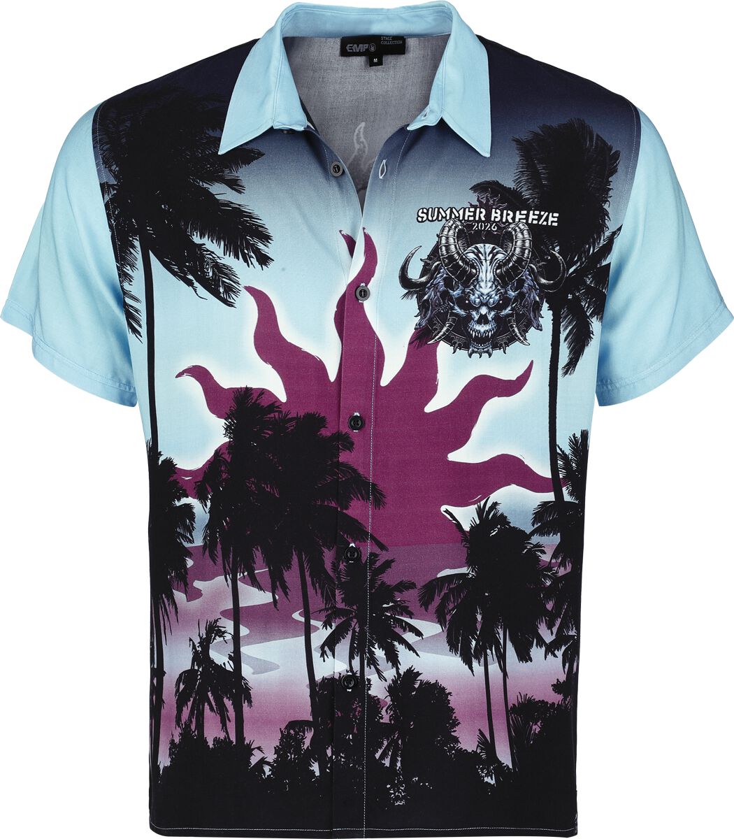 Chemise manches courtes  de Summer Breeze - Summer Breeze Skull - S à 7XL - pour Homme - multicolore - Summer Breeze