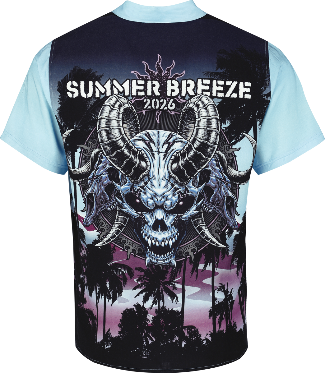 Chemise manches courtes  de Summer Breeze - Summer Breeze Skull - S à 7XL - pour Homme - multicolore - Summer Breeze - View 2