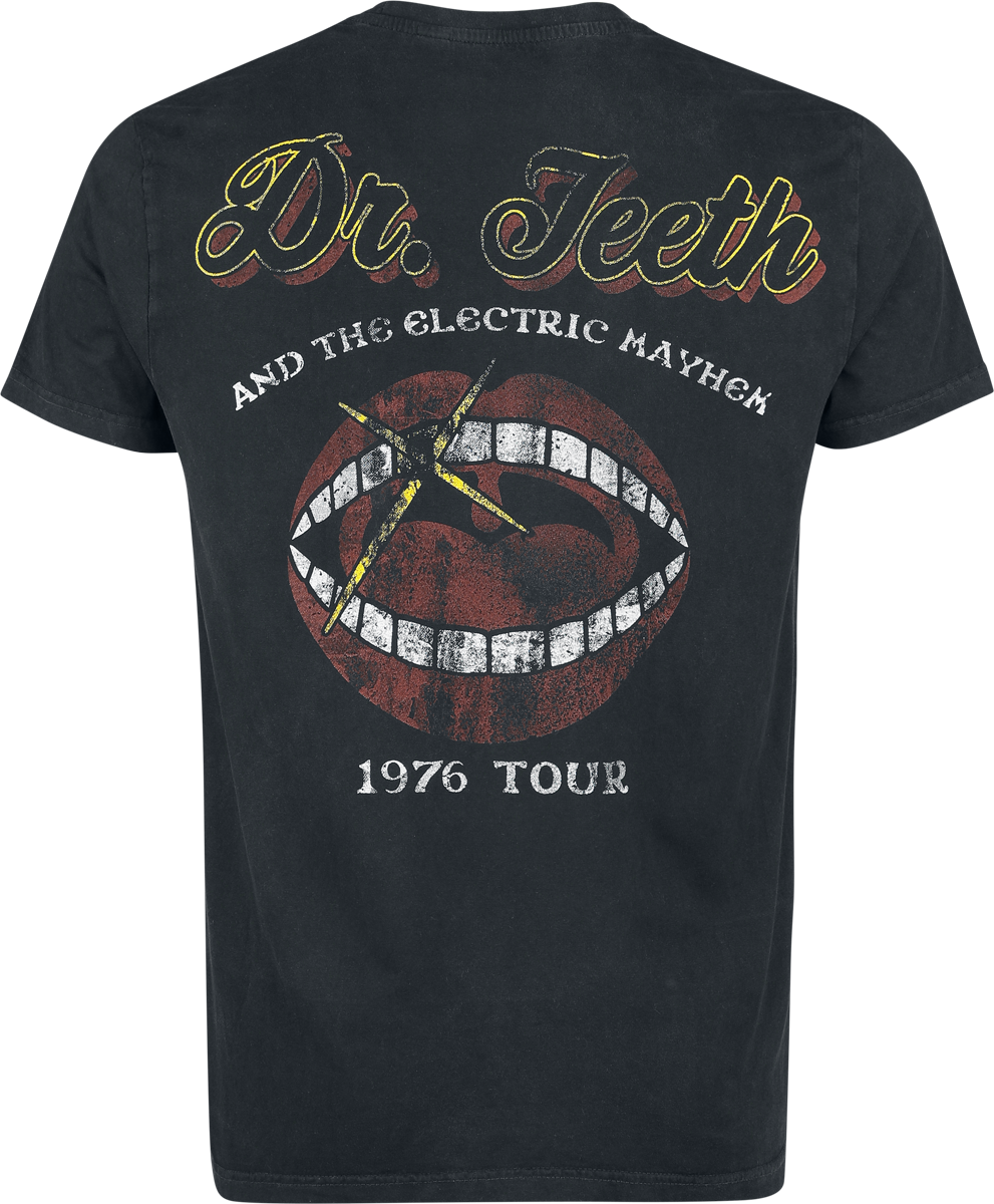 T-Shirt Manches courtes Disney de Les Muppets - Animal - Dr. Teeth - M à 4XL - pour Homme - noir - Les Muppets - View 2