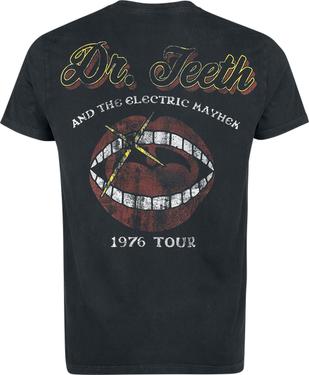 T-Shirt Manches courtes Disney de Les Muppets - Animal - Dr. Teeth - M à 4XL - pour Homme - noir - Les Muppets - View 2